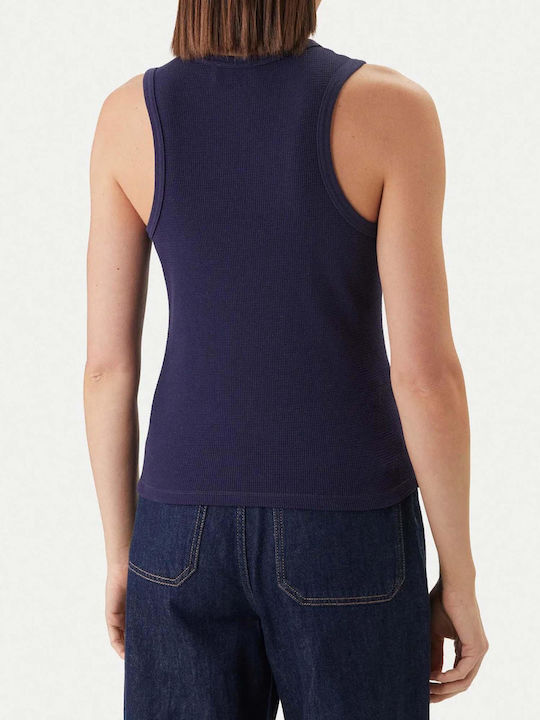 Calvin Klein Bluza Damă Sport Fără Mâneci Albastră Calvin Klein Bluza Damă Sport Fără Mâneci Albastră