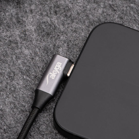 Akyga USB-A to Lightning Cable 30W 1m (5901720139702)