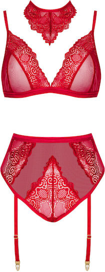 Σετ Εσωρούχων Bn Cristalyn 3τμχ Cherry
