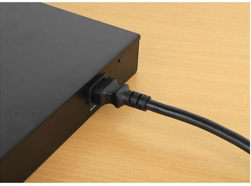 Manhattan IEC C13 / IEC C14 - IEC C13 / IEC C14 Cable 3m Μαύρο 216302