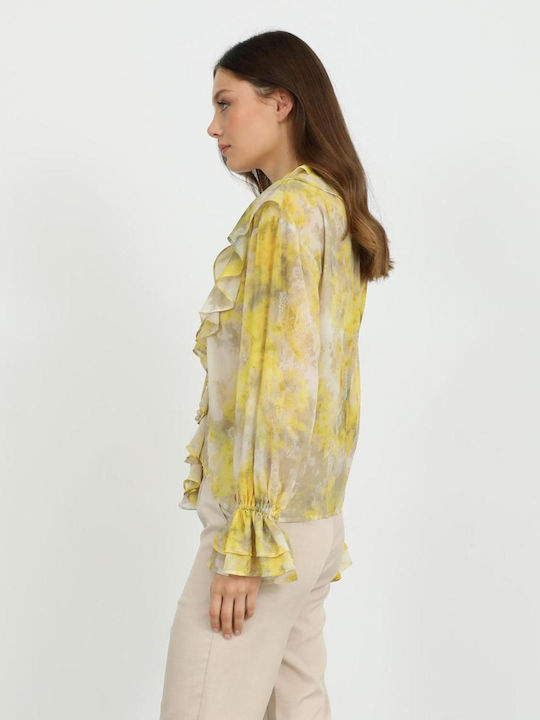 Women's Crop Top Yellow