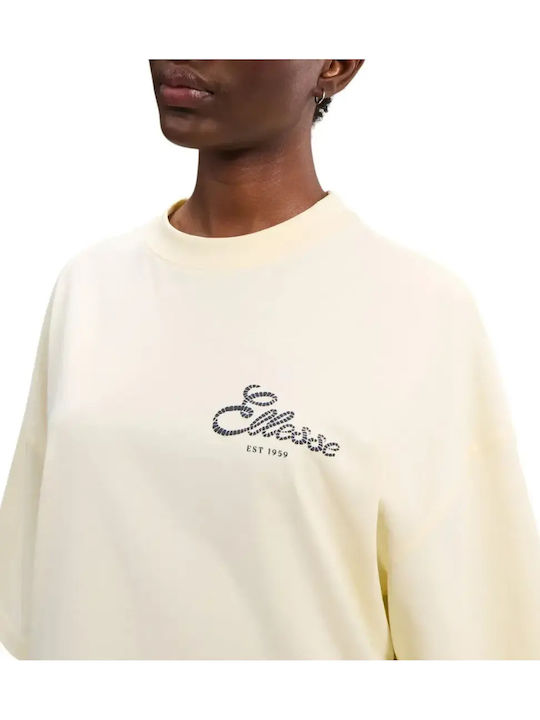 Γυναικείο Oversized T-shirt Κίτρινο