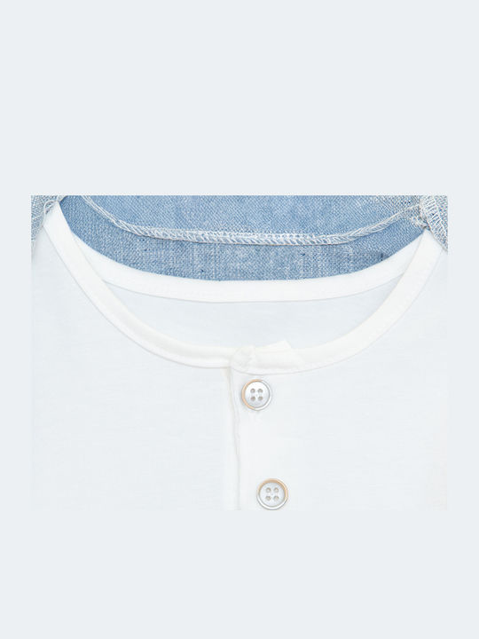Kinderbekleidungssets mit Shorts Sommer 3 Stück Hellblau