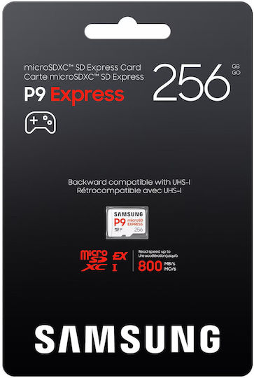 Samsung P9 Express MicroSDXC 256GB U3 V30 A1 UHS-I 800MB/s С Адаптер