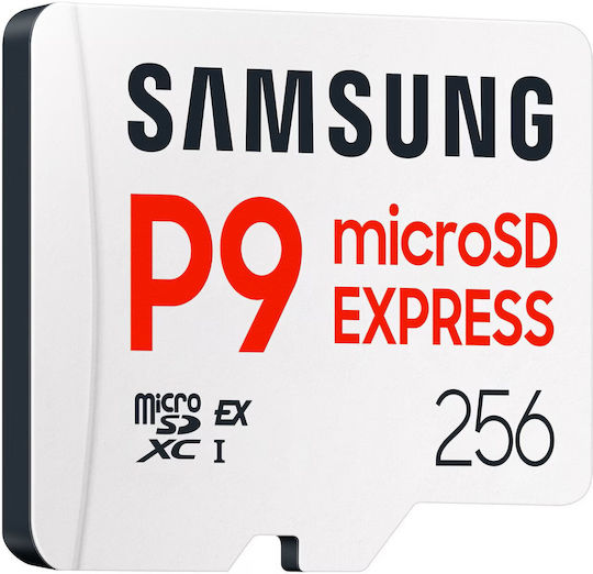 Samsung P9 Express MicroSDXC 256GB U3 V30 A1 UHS-I 800MB/s С Адаптер