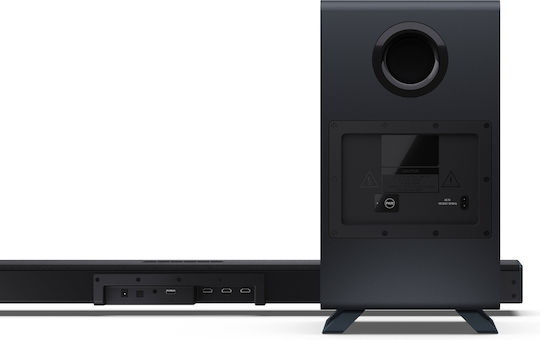 Sharp HT-SBW55121 Soundbar 5.1.2 212W cu Telecomanda Negru