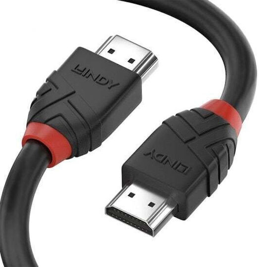 Lindy HDMI Cable Male - HDMI Male 0.5m Black