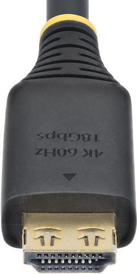 StarTech Cable HDMI male - HDMI male 5m Μαύρο