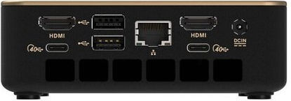 Sapphire Mini Pc Sapphire Edge Ai 370 Amd Ryzen Ai 9 Hx 370 2.5 Gigabit Black Gold 117x111x30mm