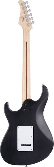 Cort Ηλεκτρική Κιθάρα ST Style με HSS Διάταξη Μαγνητών Open Pore Black