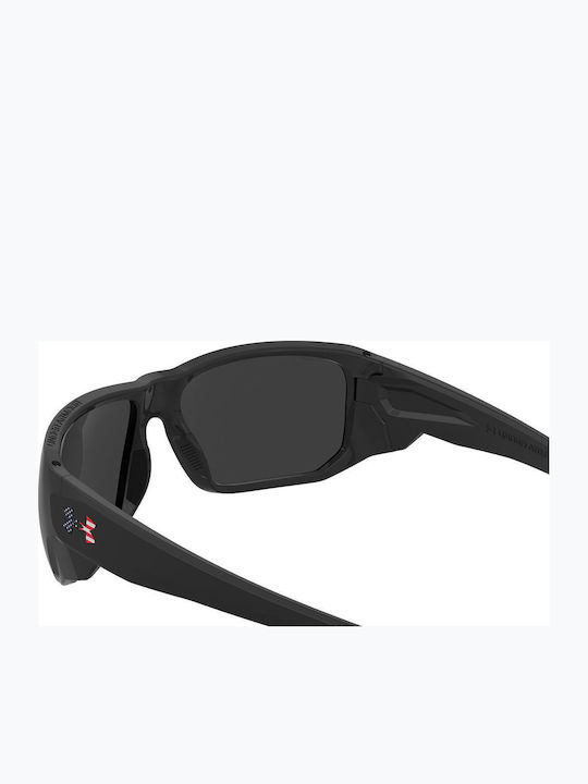 Under Armour Unisex Ochelari de soare cu Negru Cadru și Negru Polarized Lentilă UAAttack2SZE/6C