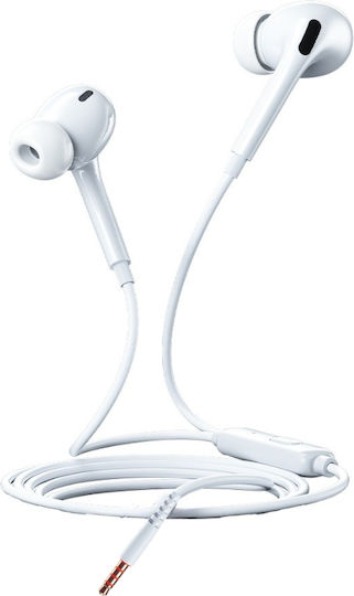 WK Yb06 In-ear Handsfree Earphones with 3.5mm Plug White