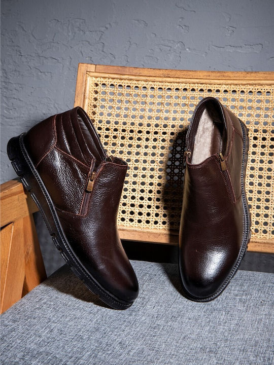 Herrenstiefel Braune Leder Anatomic Herrenstiefel