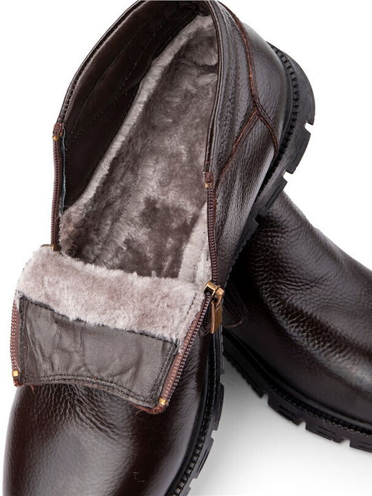 Herrenstiefel Braune Leder Anatomic Herrenstiefel