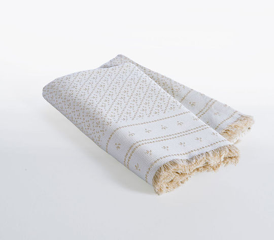 Nef-Nef Homeware Ishmar Ριχτάρι Τριθέσιου Καναπέ 170x300εκ. Μπεζ