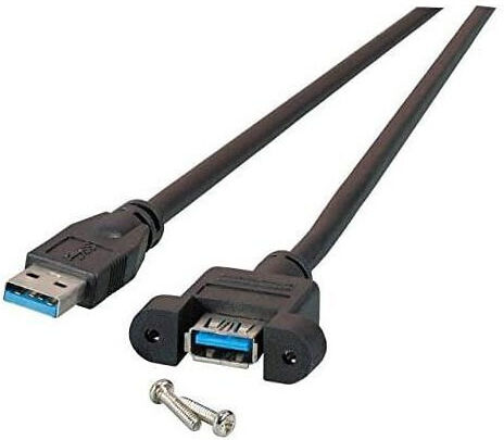 EFB USB 3.0 Cable USB-A Male Black 0.5m K5265SW.0,5V2