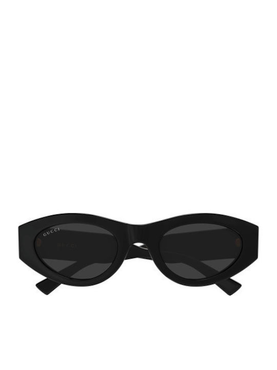Gucci Gucci Women's Sunglasses with Black Horn-Rimmed Frame and Grey Lenses GG2065S 001