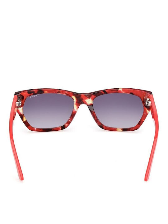 Guess Women's Sunglasses with Brown Tartaruga Plastic Frame and Gray Gradient Lens GU00203H 54B