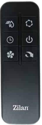 Zilan Zilan Pedestal Fan 75W Fan Diameter 43cm with Remote Control Black