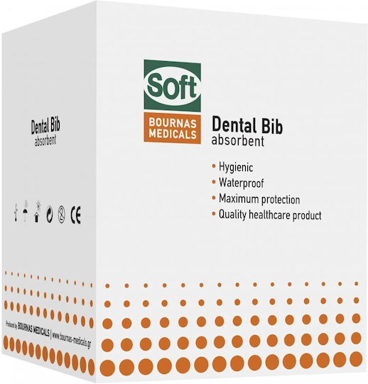 Bournas Medicals Dental Towel Pink 2ply + 1ply with Dispenser 500 Pieces