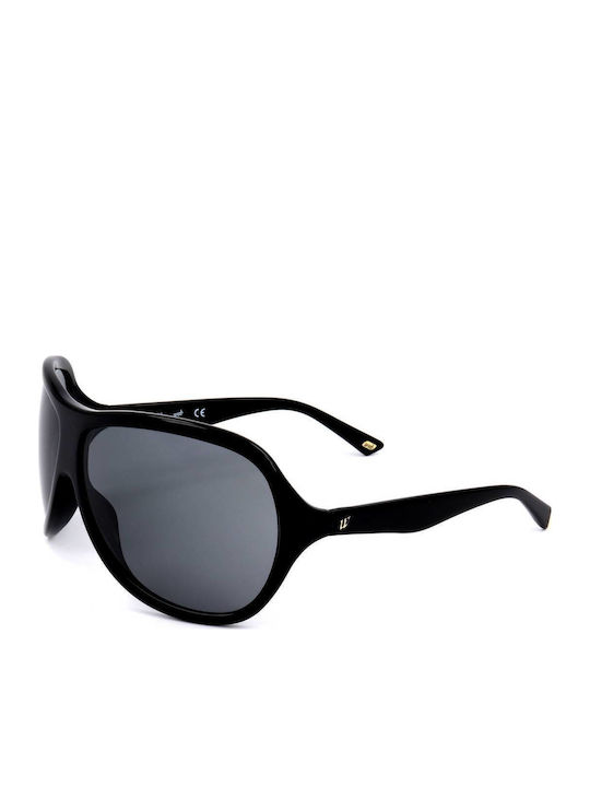 Web Women's Sunglasses with Black Plastic Frame and Black Lens WE0290 01A