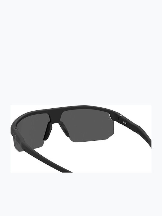 Under Armour Driven Unisex Γυαλιά Ηλίου με Μαύρο Κοκκάλινο Σκελετό και Μαύρο Φακό