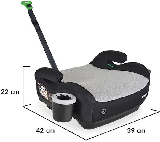 Cangaroo Swift Baby Car Seat Booster i-Size Grey 22-36 kg