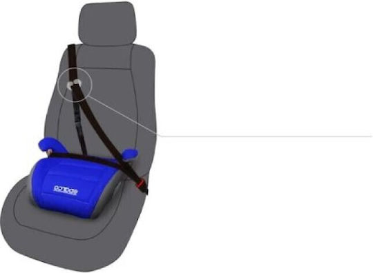 Sparco F100KI Baby Car Seat Booster i-Size Blue Grey 22-36 kg