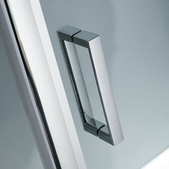 Starlet Shower Cabin with Sliding Door 87-89x89cm Clear Glass Chrome