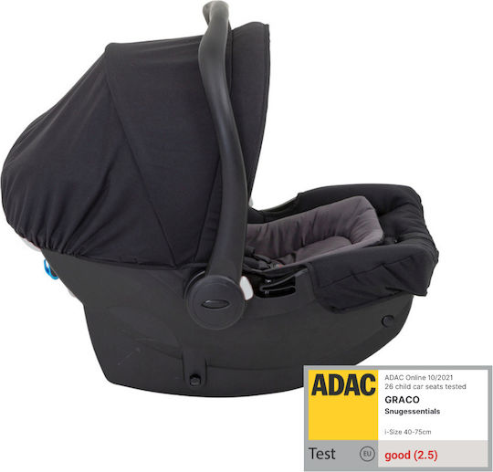 Graco SnugEssentials Καθισματάκι Αυτοκινήτου i-Size Midnight Black 0-13 kg