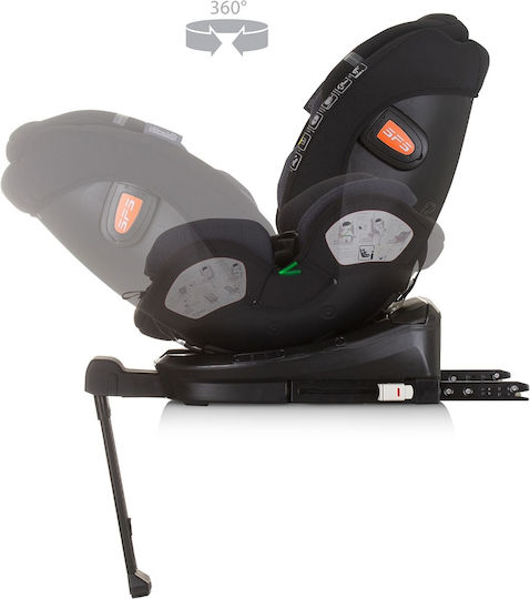 Chipolino Tourino Scaun Auto pentru Copii i-Size cu Isofix Negru 0-36 kg