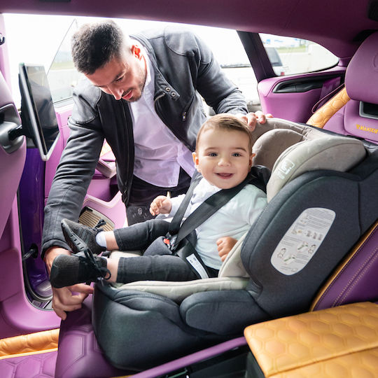 Lorelli Andromeda Baby Car Seat i-Size with Isofix Black Stars