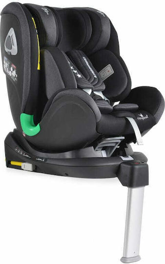 Cangaroo Commodore Baby Car Seat i-Size with Isofix Black/White 0-19 kg