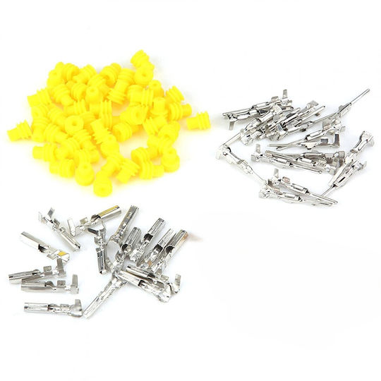 Set Terminale Conectori Etanșe 240 Bucăți Cutie Depozitare Plastic 19.5 × 13.1 × 4 Cm