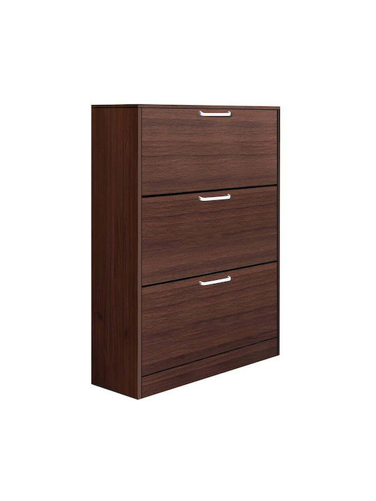 Wooden Shoe Organizer Brown 100x24x112cm