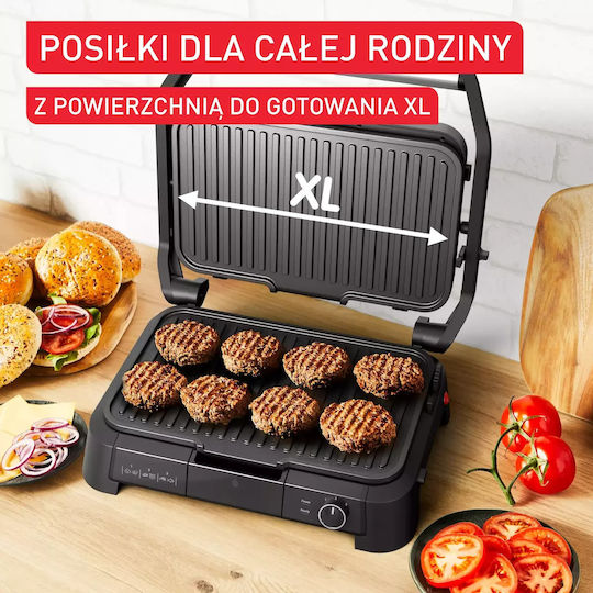 Tefal Supergrill 3In1 Xl Sandwichmaker Grill mit Abnehmbaren Platten 2200W Inox