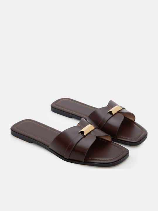 Women's Flat Sandals Brown
