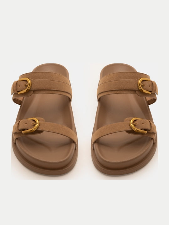 Γυναικεία Σανδάλια Flatforms Μπεζ