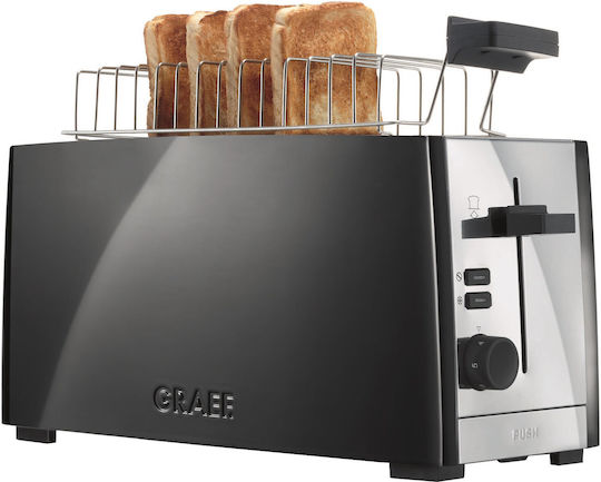Graef Prăjitor de pâine 4 sloturi 1380W Negru