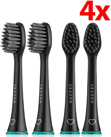 Seysso Sonic Zahnbürstenkopf Carbon Antibakteriell Se0102 4 Stück