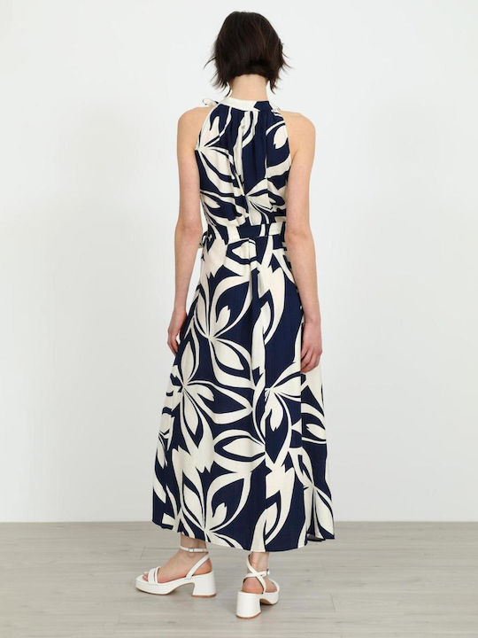 Rochie De Vară Midi Pentru Nuntă / Botez Albastră