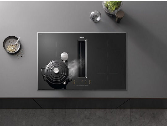 Miele Επαγωγική Εστία Αυτόνομη με Απορροφητήρα 80x52εκ.