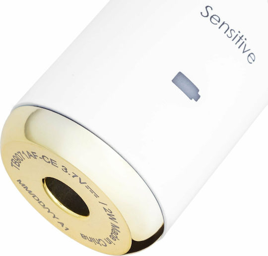 Vitammy Electric Toothbrush with Pressure Sensor and Travel Case White