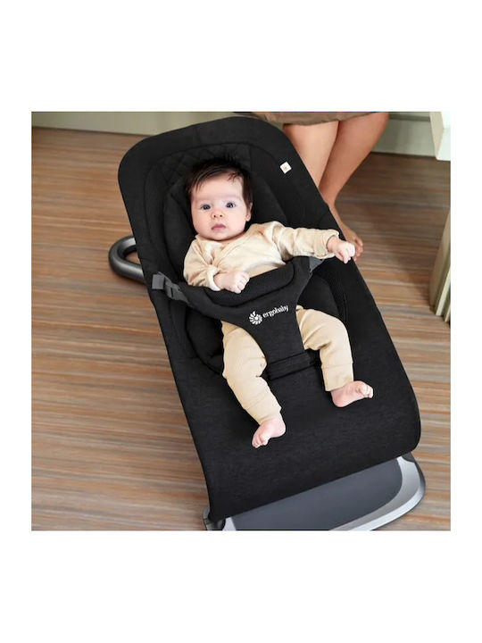 Ergobaby Relax Balansoare și Leagăne Bebeluşi Evolve Onyx Negru pentru Copil până la 13kg