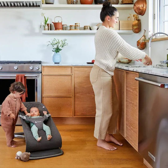 Ergobaby Handbuch Babywippe & Schaukelstuhl Evolve Hellgrau für Kinder bis 13kg
