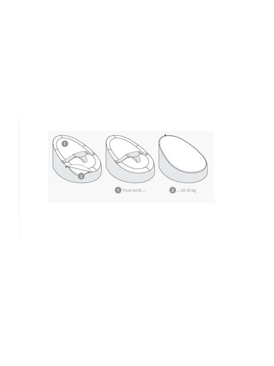 Doomoo Manual Baby Bouncer Seat Giraf Grey for Babies up to 30kg