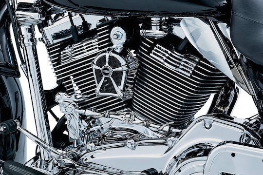 Kuryakyn Motorcycle Spark Plug Covers Harley Davidson 99 Up Electra Glides Road Glides Street Glides Trikes Chrome Slotted Spark Plug Cover Chrome
