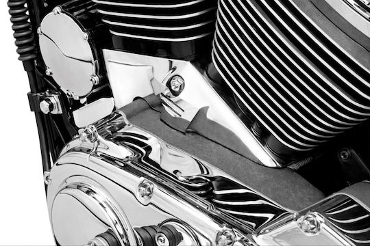 Kuryakyn Motorcycle Cylinder Base Cover Harley Davidson 91 03 Sportster Chrome