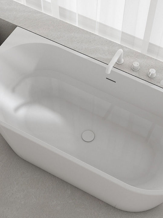 Deante Thermostatic Bathtub Mixing Faucet Complete Set White