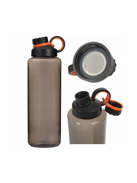 Sticlă De Apă Din Plastic Cu Difuzor Și Filtru 800ml Neagră